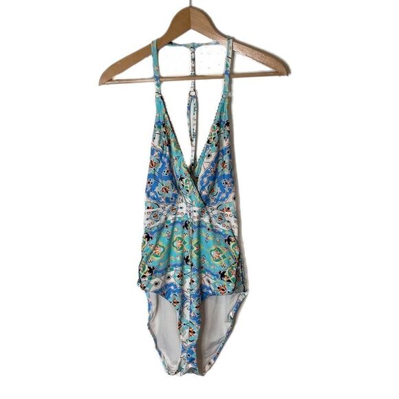 Nanette Lepore Tapestry Goddess One Piece Swimsuit - Picture 2 of 7